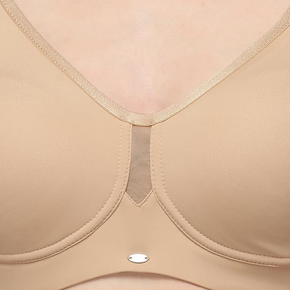 SOIE Women’s Full Coverage Minimiser Bra – Non-Padded, Non-Wired Comfort
